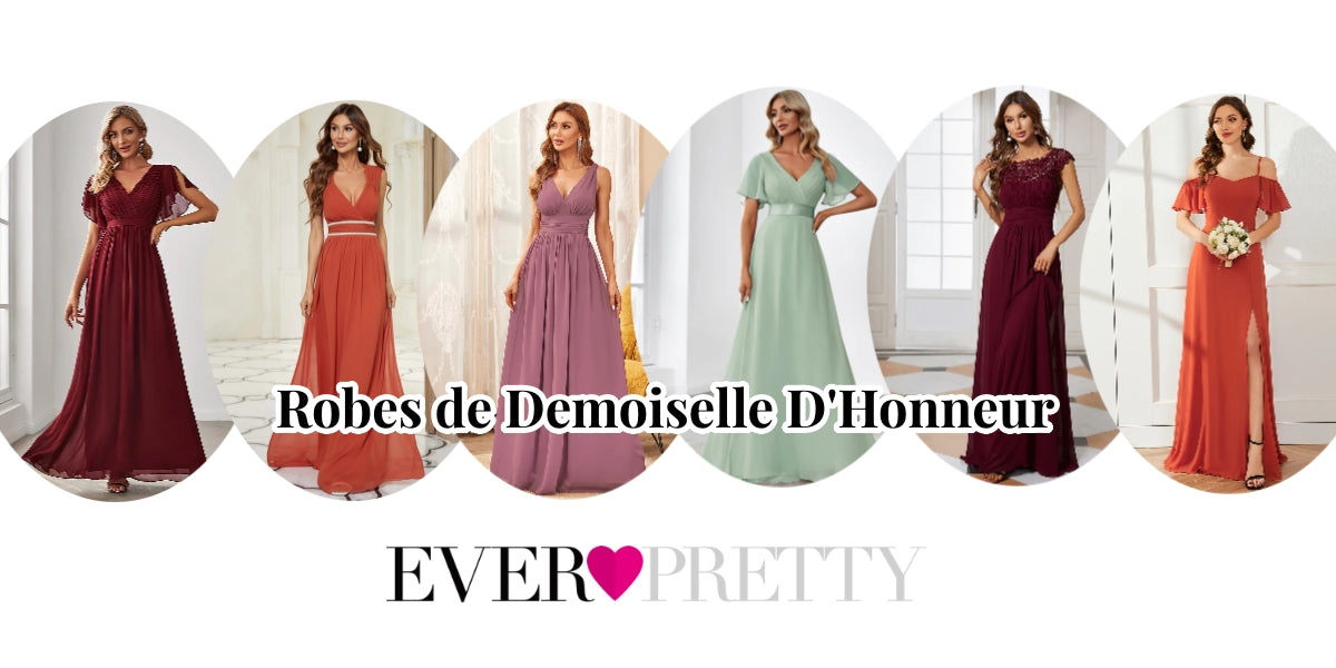 Meilleures 6 Robes de Demoiselle d'Honneur Ever-Pretty de l'Année