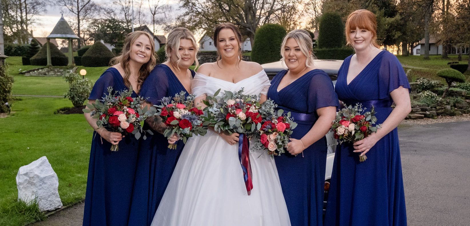 ROBE DEMOISELLE D'HONNEUR BLEU MARINE