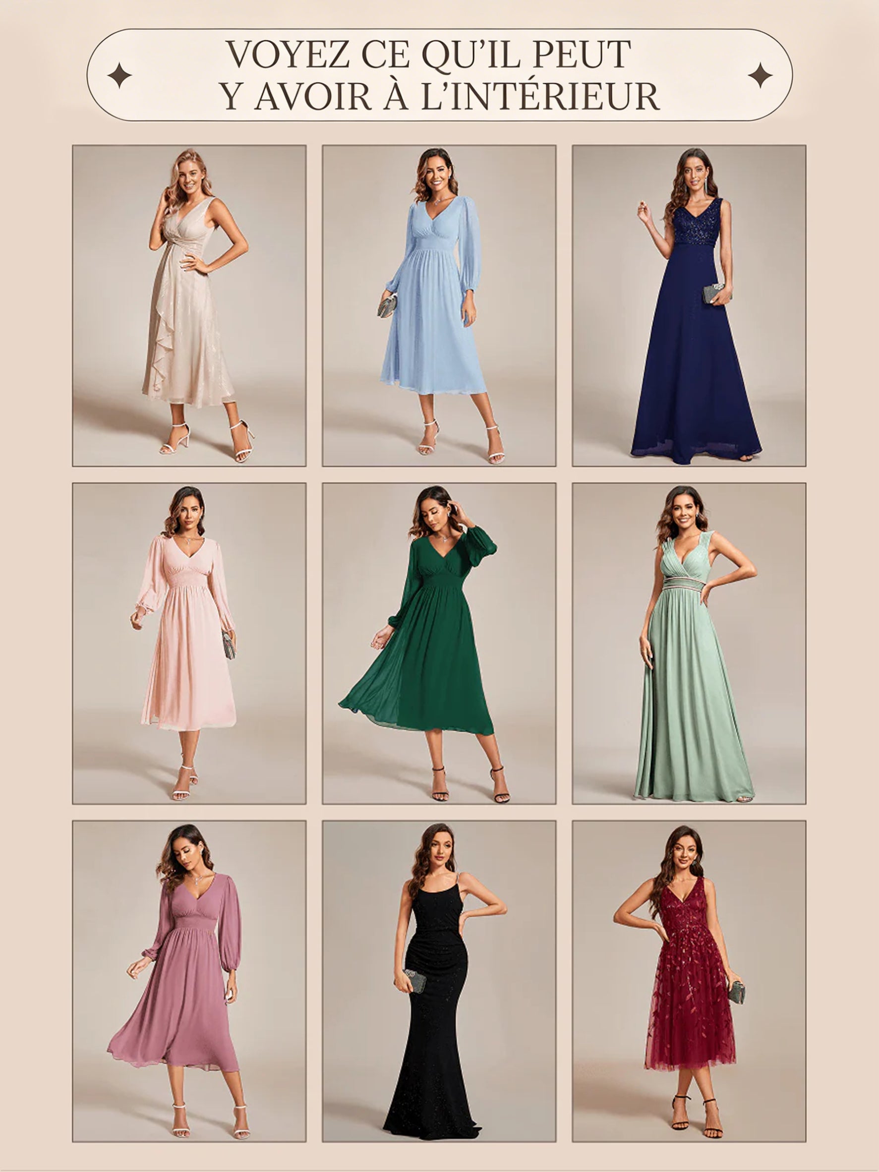 Boîte Mystère Ever-Pretty : 5 Robes pour 39,99 €