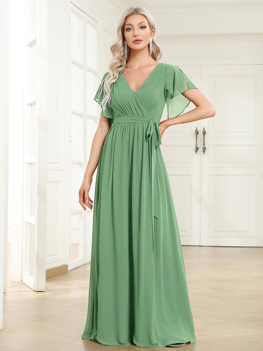 Ever-Pretty Échantillons De Tissus #Couleur_Vert sauge