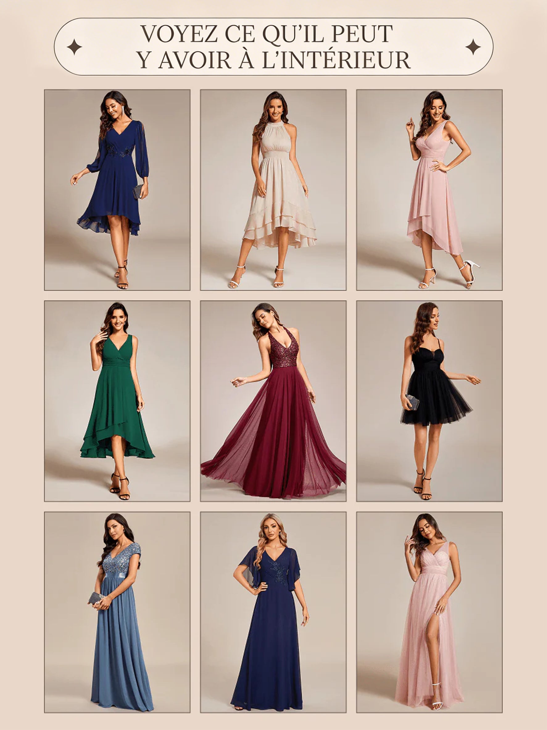 Boîte Mystère Ever-Pretty : 5 Robes pour 39,99 €