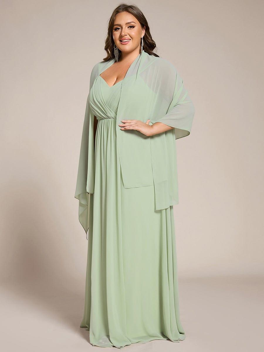 Châle en mousseline élégant pour femme pour une occasion spéciale #couleur_Menthe Verte