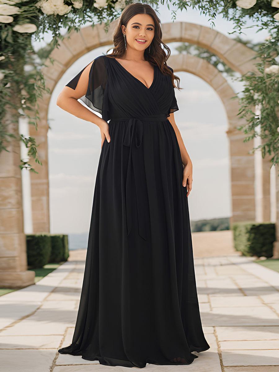 Robe de soirée noire pour fête d'automne et d'hiver 2024 #Style_EE0164ABK