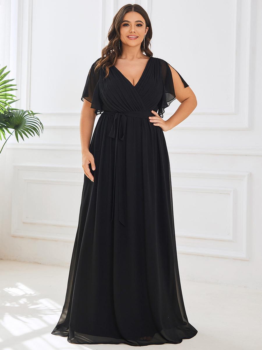 Robe de soirée noire pour fête d'automne et d'hiver 2024 #Style_EE0164ABK