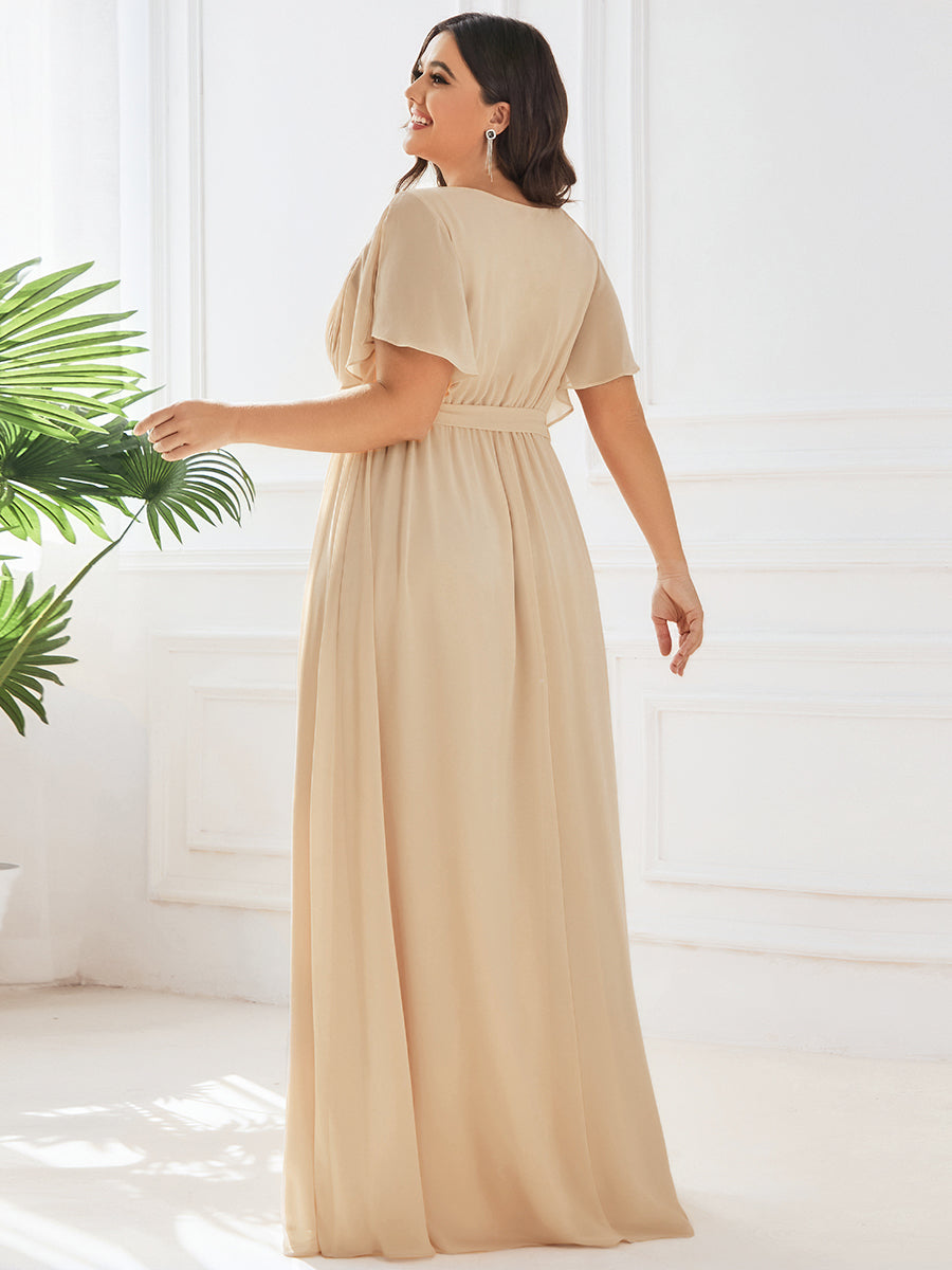 Top Picks Champagne Bridesmaid Gowns #style_EE0164ACH