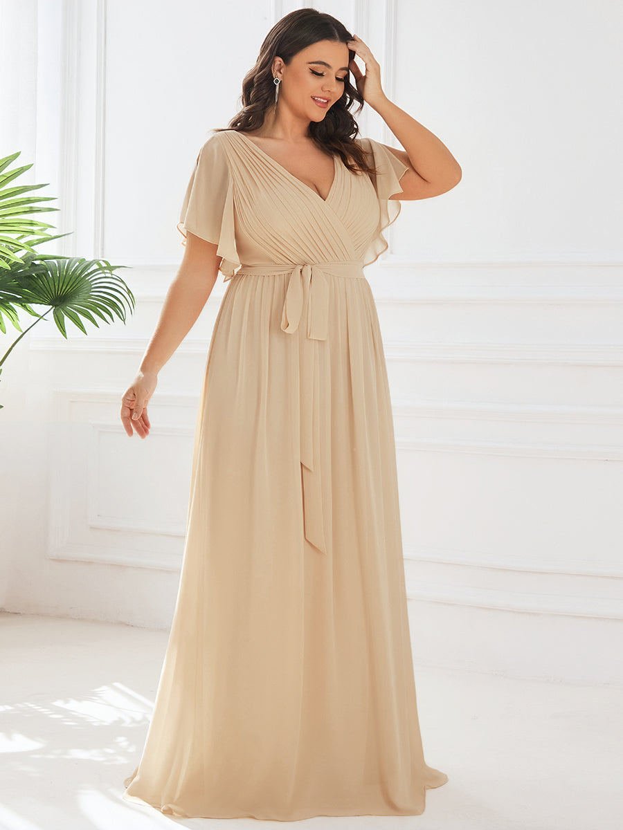Top Picks Champagne Bridesmaid Gowns #style_EE0164ACH