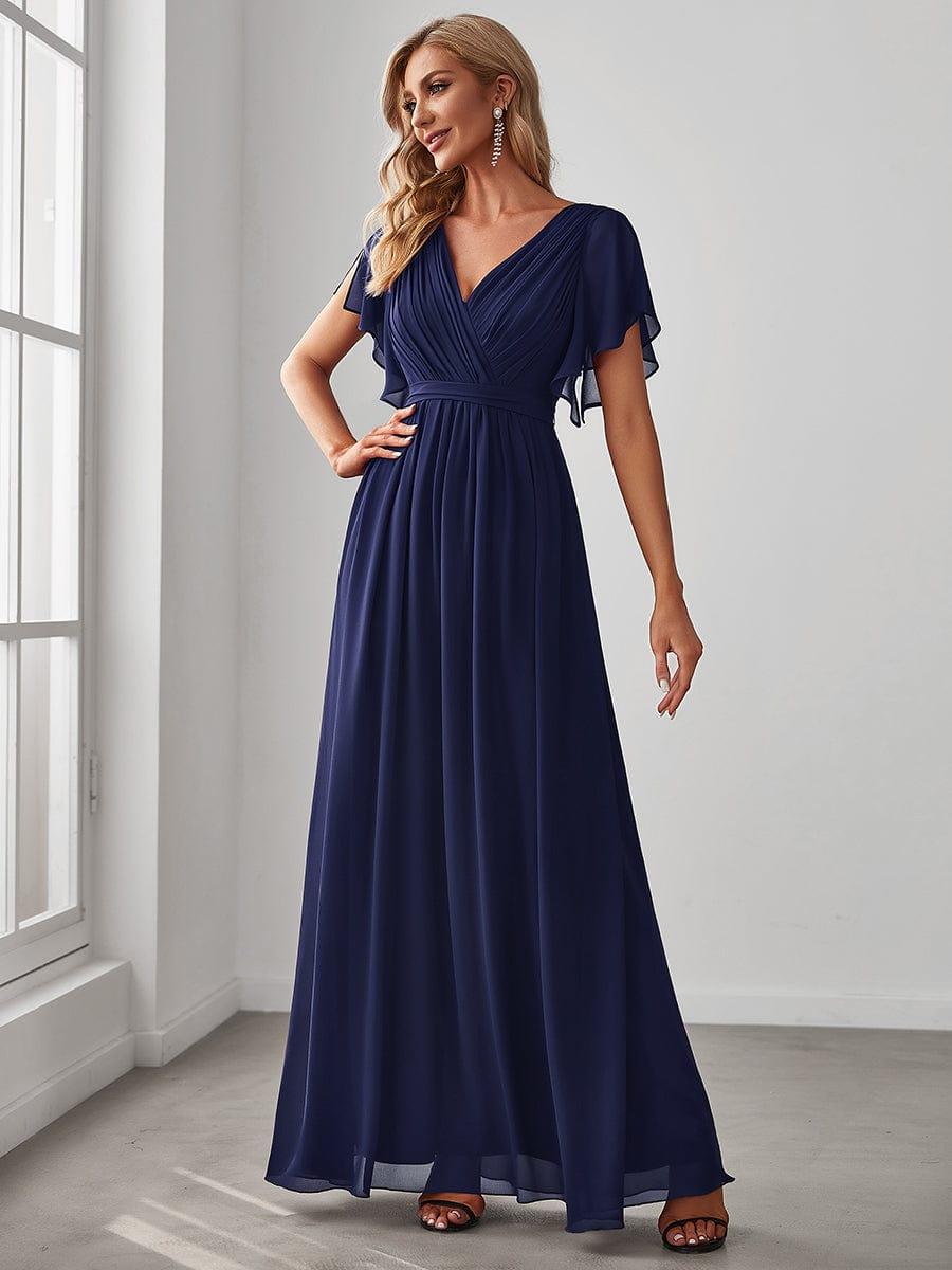 Navy Blue Bridesmaid Dresses #style_EE0164ANB