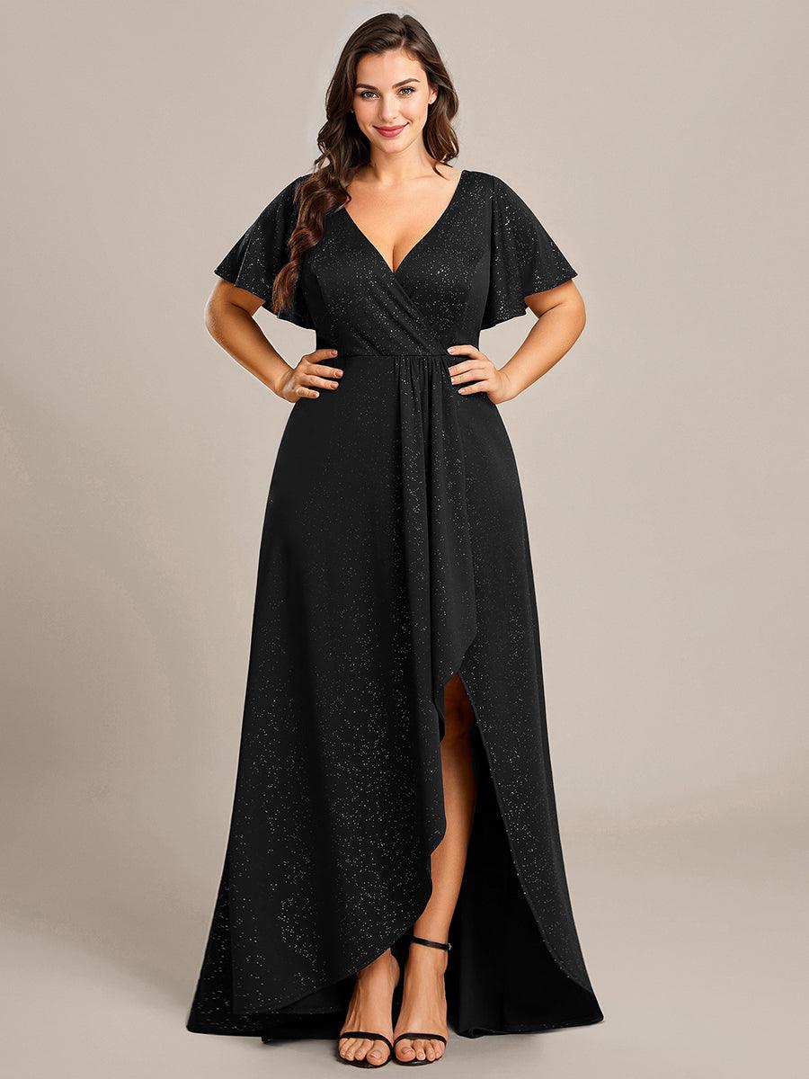 Robe de soirée noire pour fête d'automne et d'hiver 2024 #Style_EE01738BK