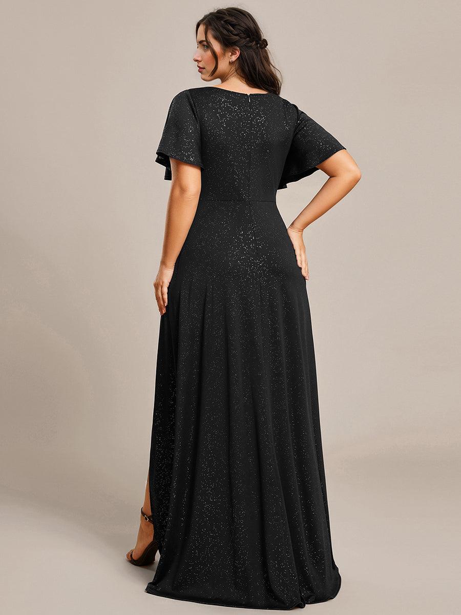Robe de soirée noire pour fête d'automne et d'hiver 2024 #Style_EE01738BK