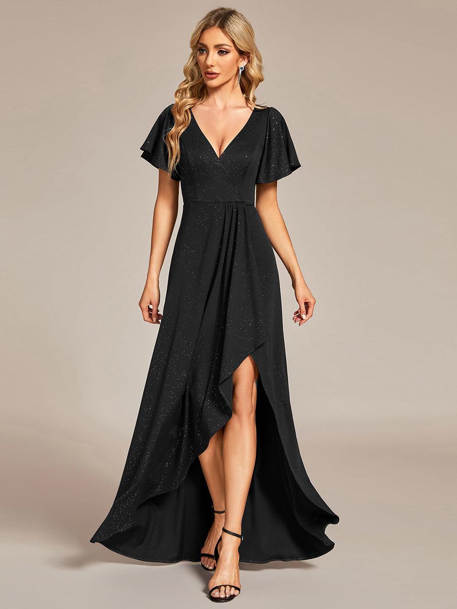 Robe de soirée noire pour fête d'automne et d'hiver 2024 #Style_EE01738BK