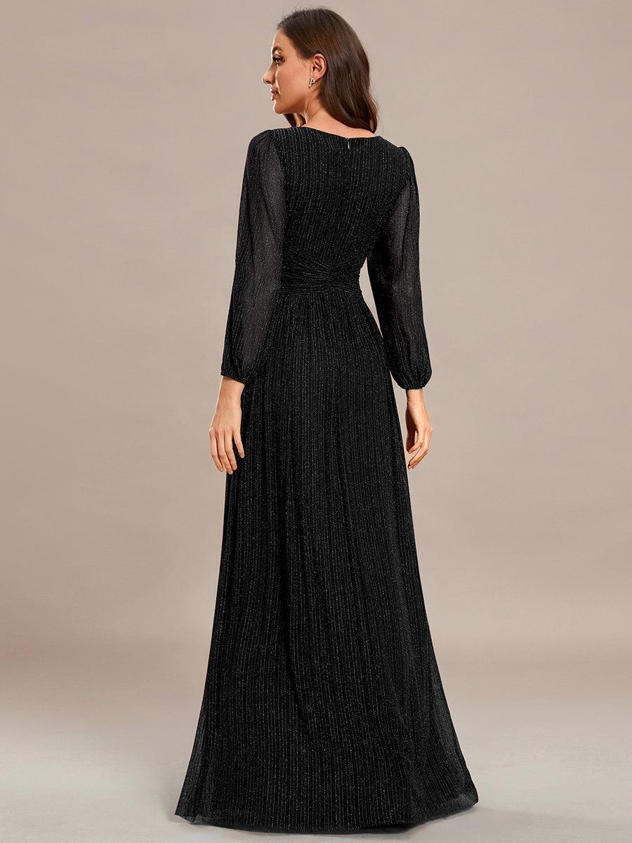 Robe de soirée noire pour fête d'automne et d'hiver 2024 #Style_EE01961BK
