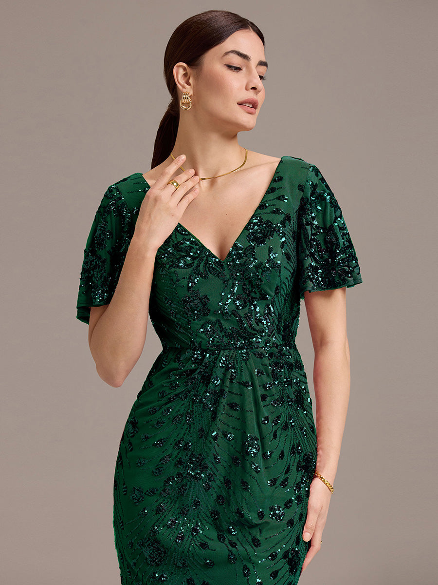 Meilleurs choix de robes de demoiselle d'honneur en satin #Couleur_Vert Fonce