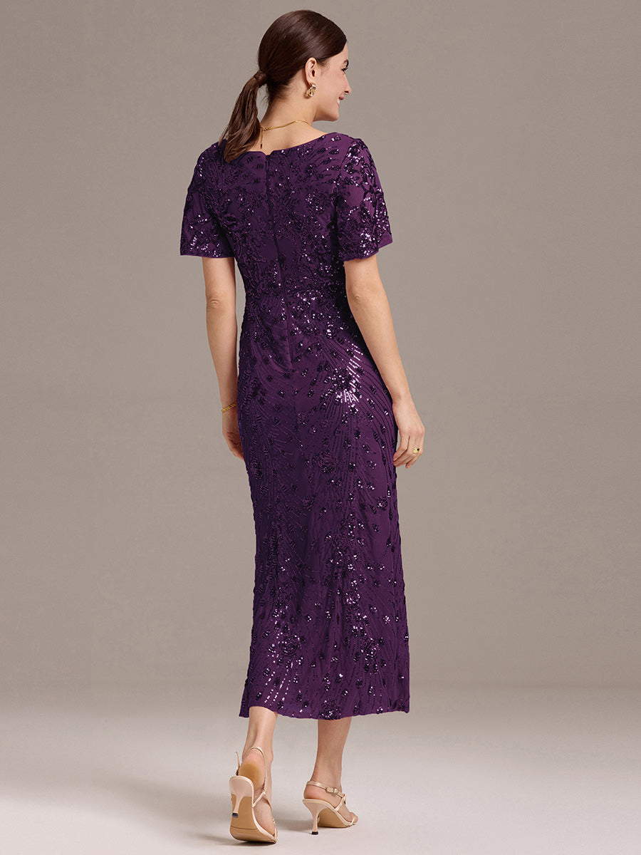 Meilleurs choix de robes de demoiselle d'honneur en satin #Couleur_Violet Fonce