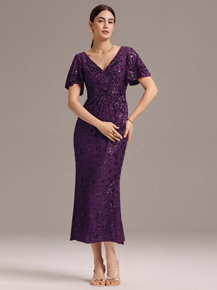 Meilleurs choix de robes de demoiselle d'honneur en satin #Couleur_Violet Fonce