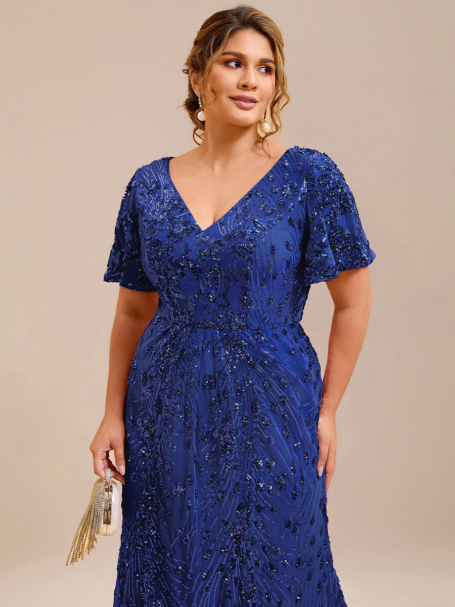 Meilleurs choix de robes de demoiselle d'honneur en satin #Couleur_Bleu Saphir