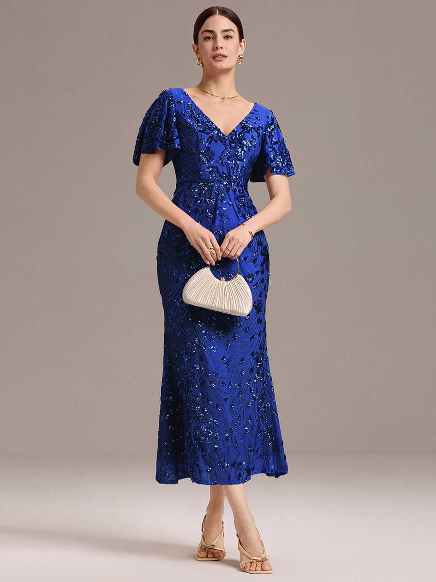 Meilleurs choix de robes de demoiselle d'honneur en satin #Couleur_Bleu Saphir
