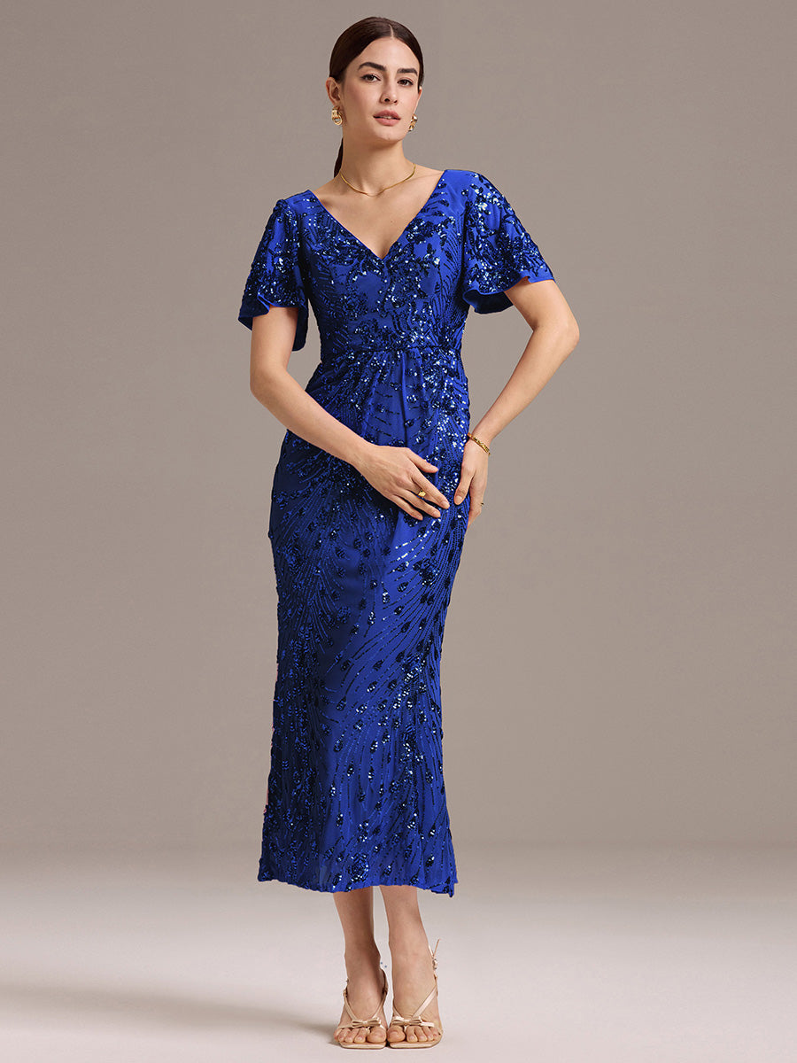 Meilleurs choix de robes de demoiselle d'honneur en satin #Couleur_Bleu Saphir