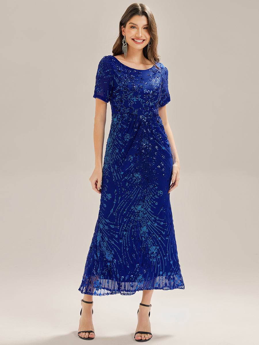 Meilleurs choix de robes de demoiselle d'honneur en satin #Couleur_Bleu Saphir