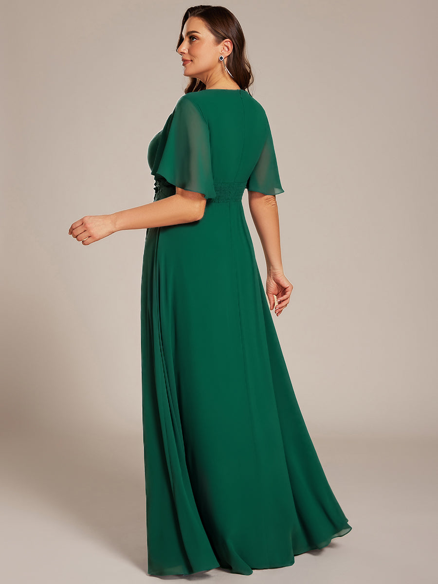 Meilleurs choix de robes de demoiselle d'honneur en satin #Couleur_Vert Fonce