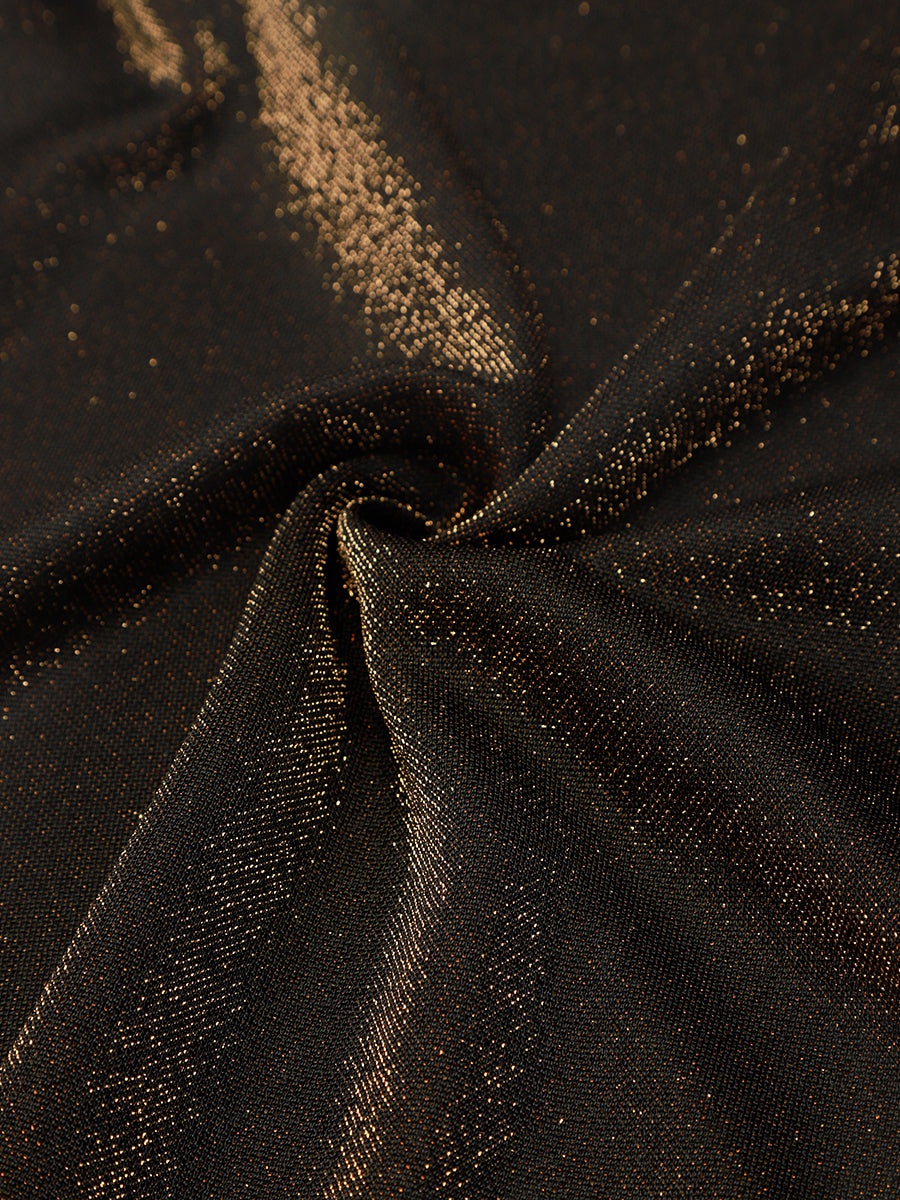 Robe maxi sans manches d¨¦collet¨¦e en V avec d¨¦tail de n?ud et fente #Couleur_Braun