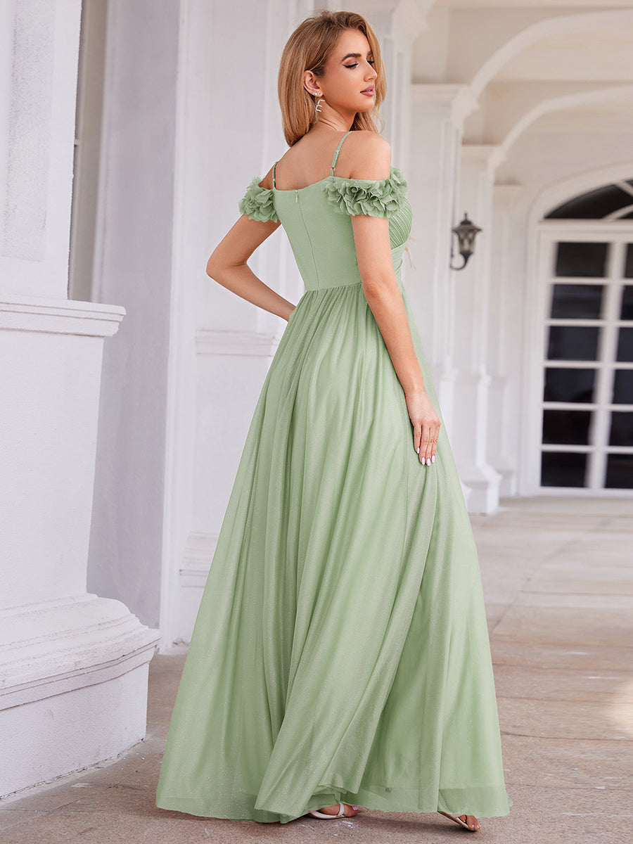 Meilleurs choix de robes de demoiselle d'honneur en satin #Couleur_Menthe Verte