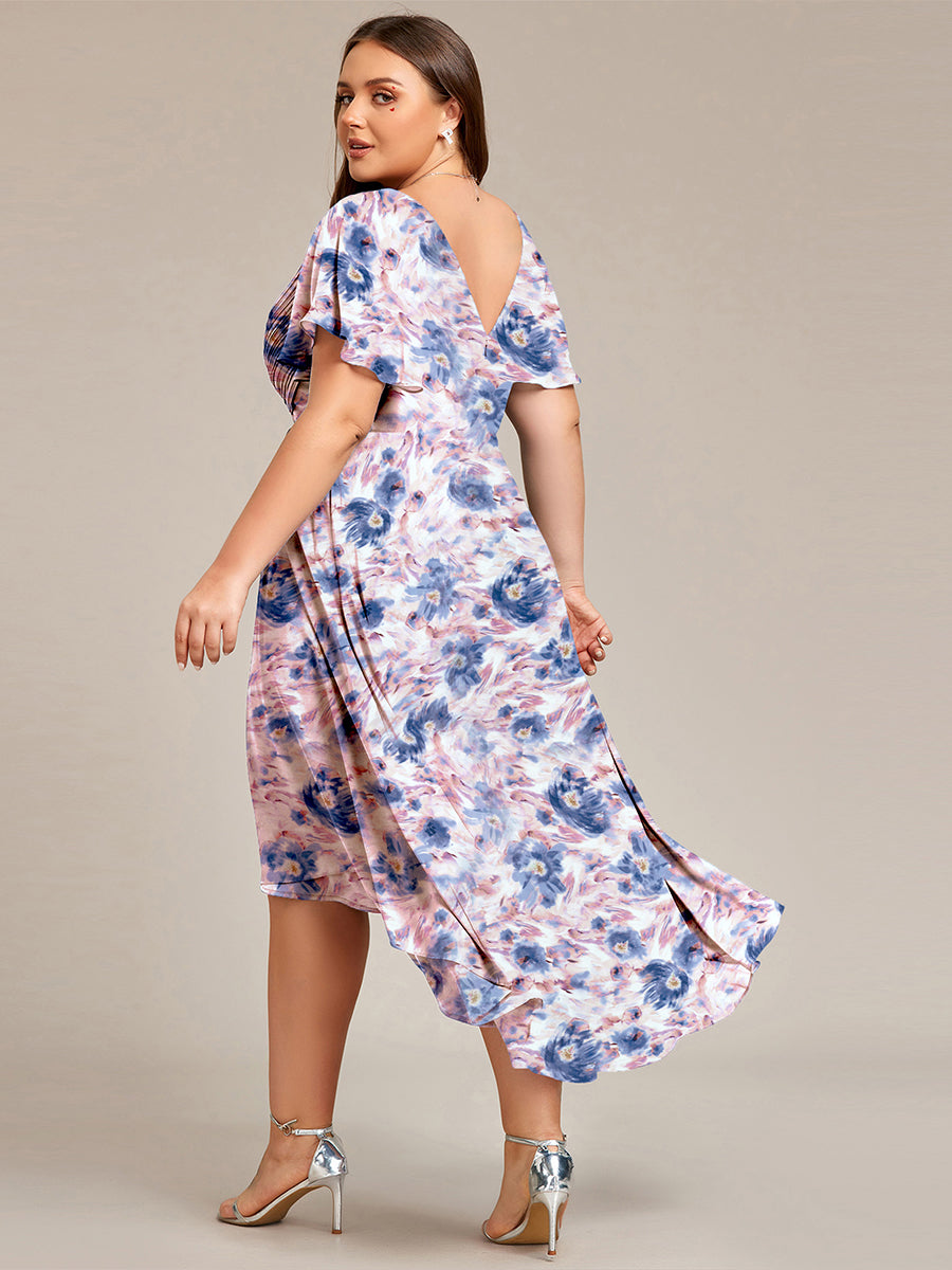 Robes de demoiselle d'honneur dos nu avec nœuds #Couleur_Azur Méditerranée