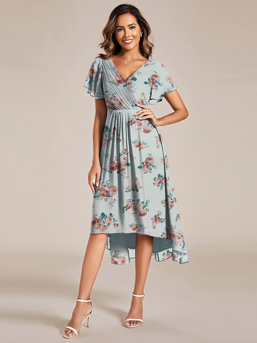 Robes de demoiselle d'honneur dos nu avec nœuds #Couleur_Floraison Ambrée