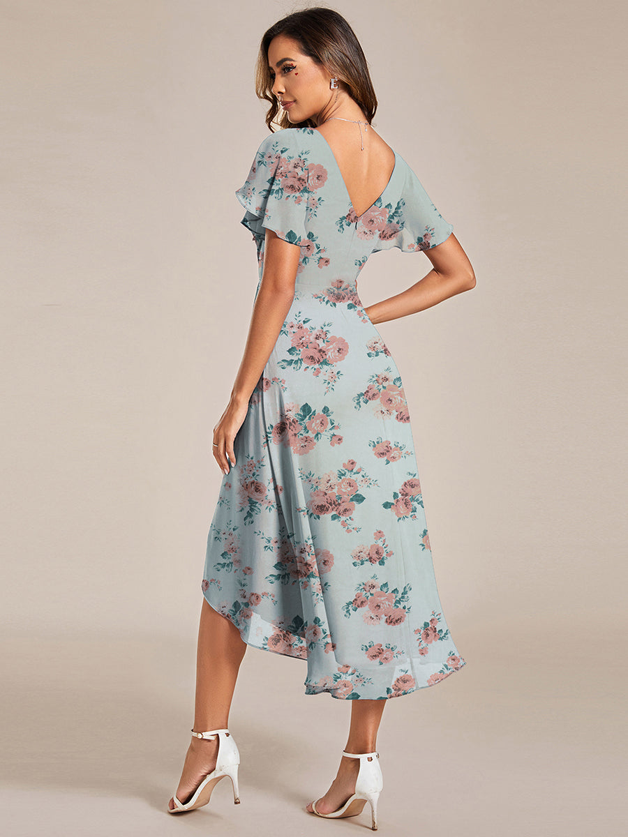 Robes de demoiselle d'honneur dos nu avec nœuds #Couleur_Floraison Ambrée