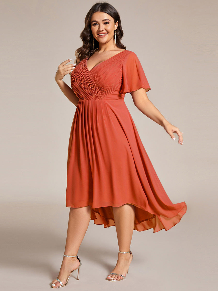 Burnt Orange Bridesmaid Dresses #style_EG01923BO