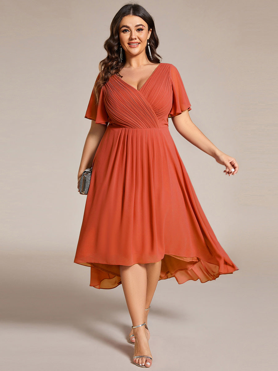 Burnt Orange Bridesmaid Dresses #style_EG01923BO