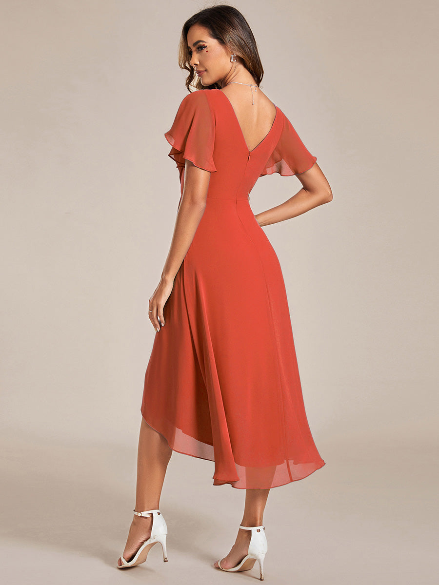 Burnt Orange Bridesmaid Dresses #style_EG01923BO