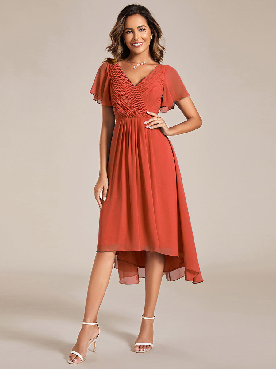 Burnt Orange Bridesmaid Dresses #style_EG01923BO