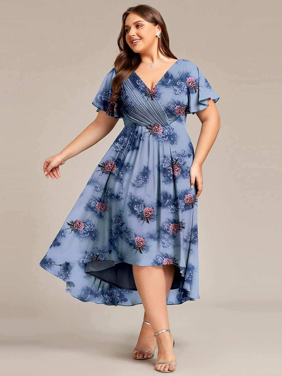 Robes de demoiselle d'honneur dos nu avec nœuds #Couleur_Pivoine Poussiéreuse
