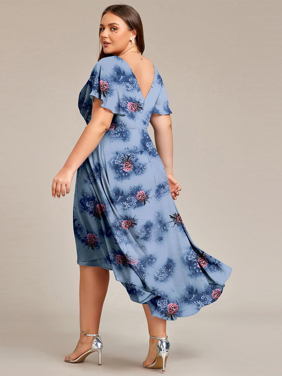 Robes de demoiselle d'honneur dos nu avec nœuds #Couleur_Pivoine Poussiéreuse