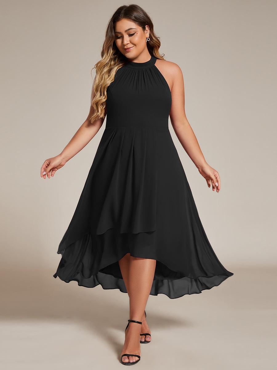 Robe de soirée noire pour fête d'automne et d'hiver 2024 #Style_EG31926BK