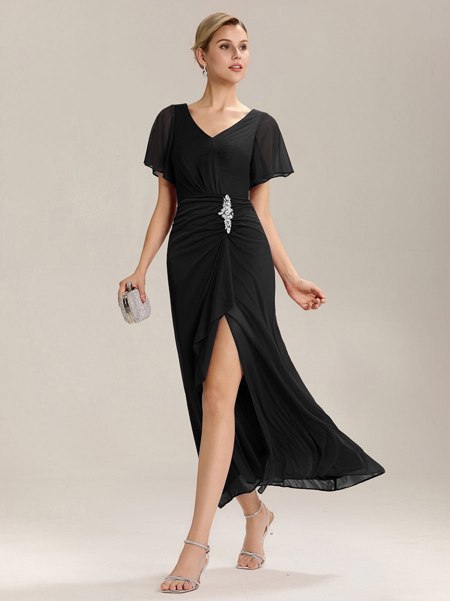 Meilleurs choix de robes de demoiselle d'honneur en satin #Couleur_Noir