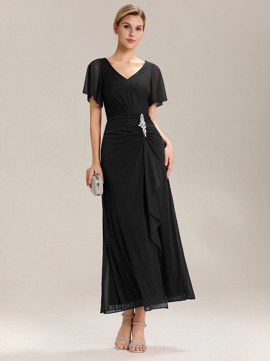 Meilleurs choix de robes de demoiselle d'honneur en satin #Couleur_Noir