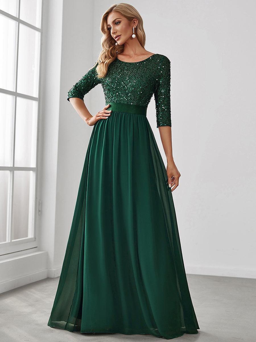 MEILLEURS CHOIX Robe vert foncé #Style_EP00683DG