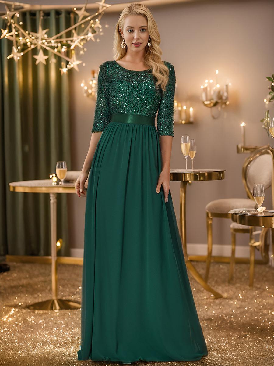 MEILLEURS CHOIX Robe vert foncé #Style_EP00683DG