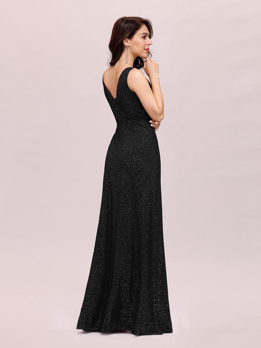 Robe de soirée noire pour fête d'automne et d'hiver 2024 #Style_EP07505BK
