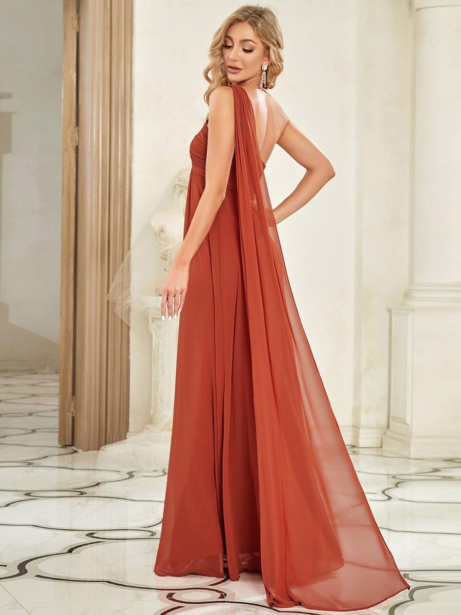 Burnt Orange Bridesmaid Dresses #style_EP09816BO