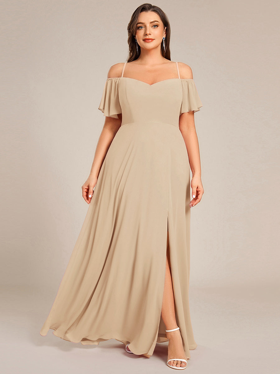 Top Picks Champagne Bridesmaid Gowns #style_ES00237CH