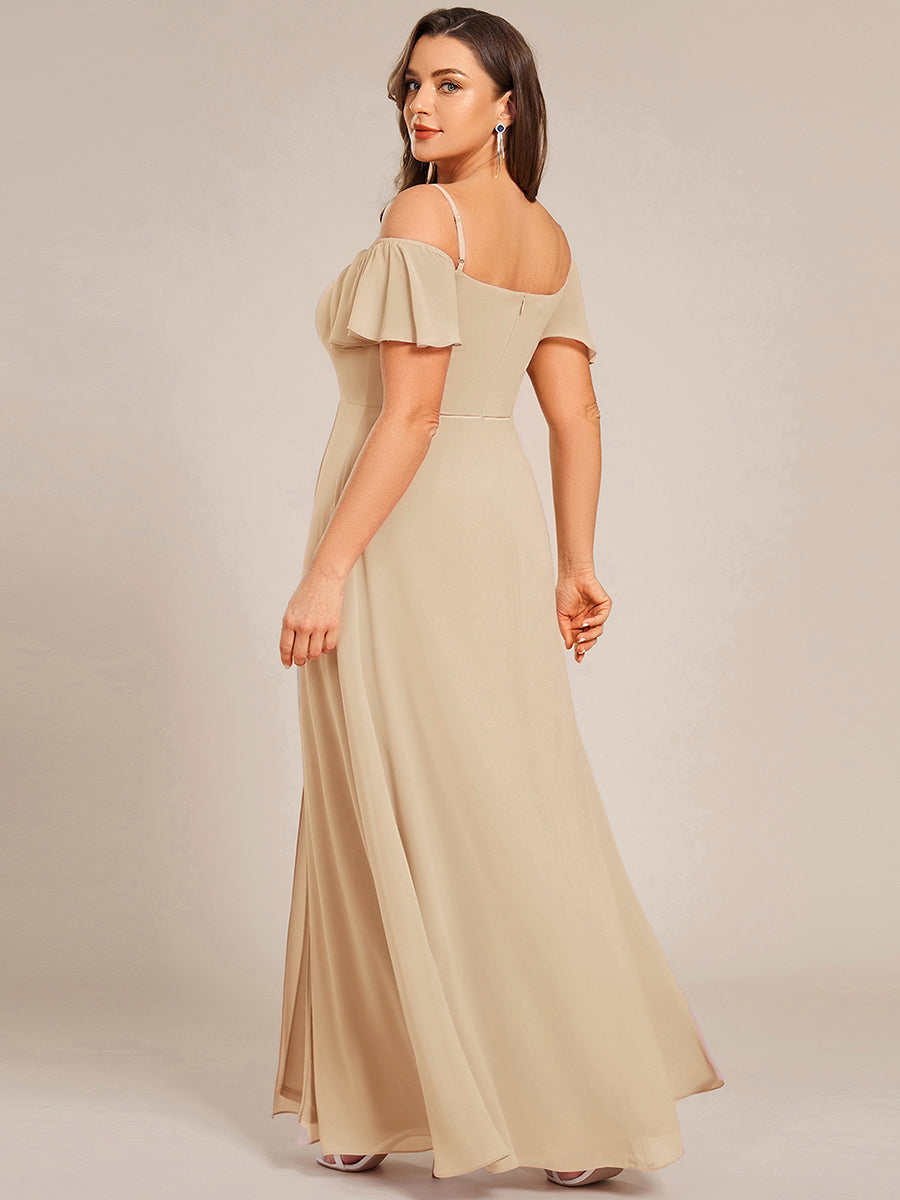 Top Picks Champagne Bridesmaid Gowns #style_ES00237CH