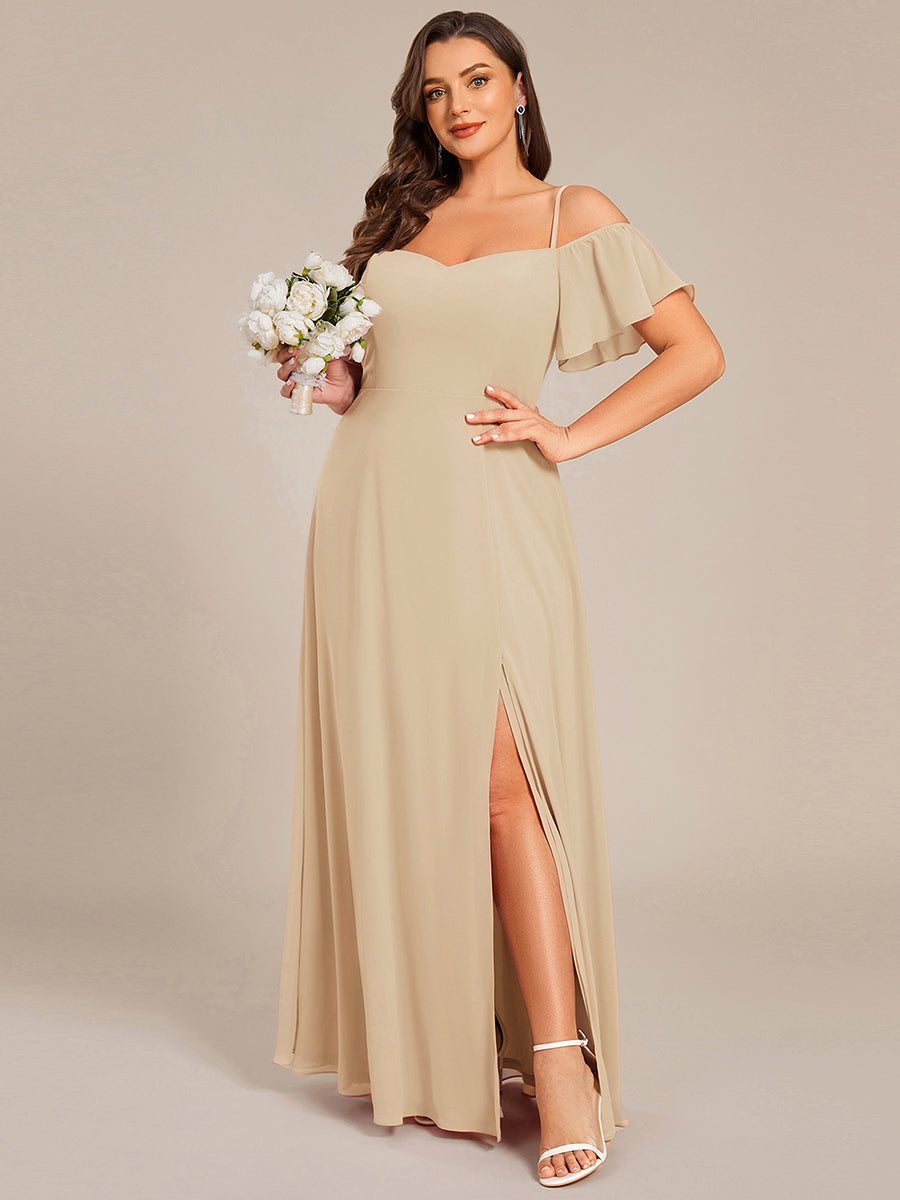 Top Picks Champagne Bridesmaid Gowns #style_ES00237CH