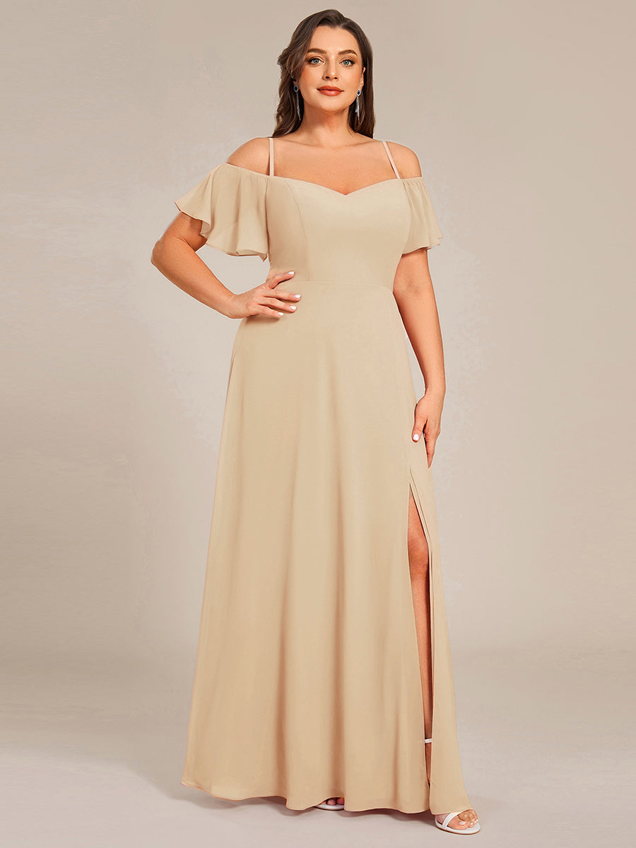 Top Picks Champagne Bridesmaid Gowns #style_ES00237CH