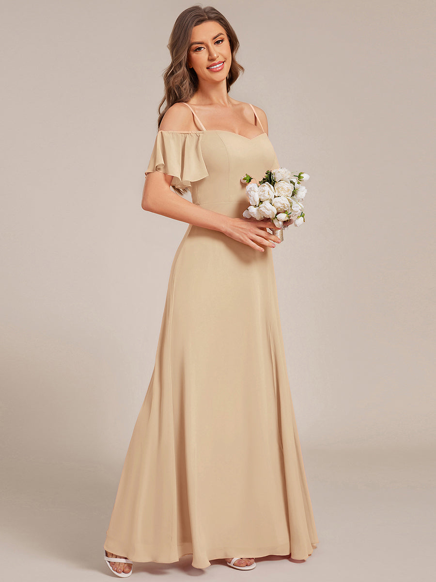 Top Picks Champagne Bridesmaid Gowns #style_ES00237CH