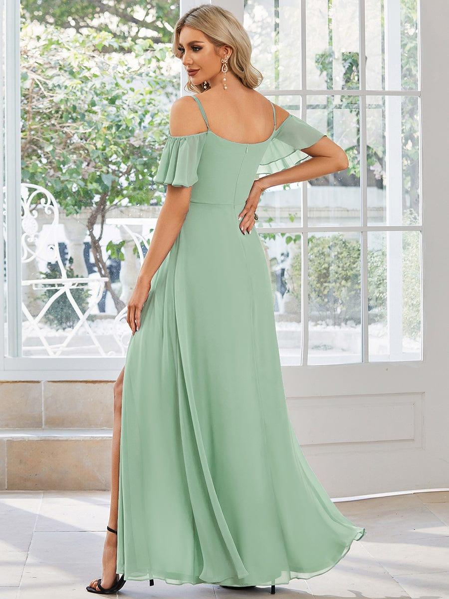 Sage Green Bridesmaid Dresses #style_ES00237MG
