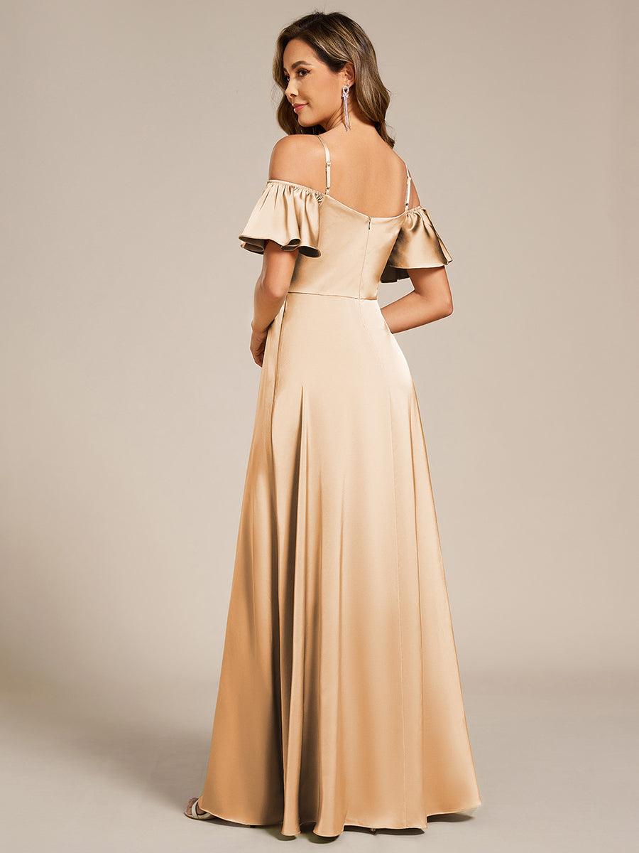 Meilleurs choix de robes de demoiselle d'honneur en satin #Style_ES00437CH