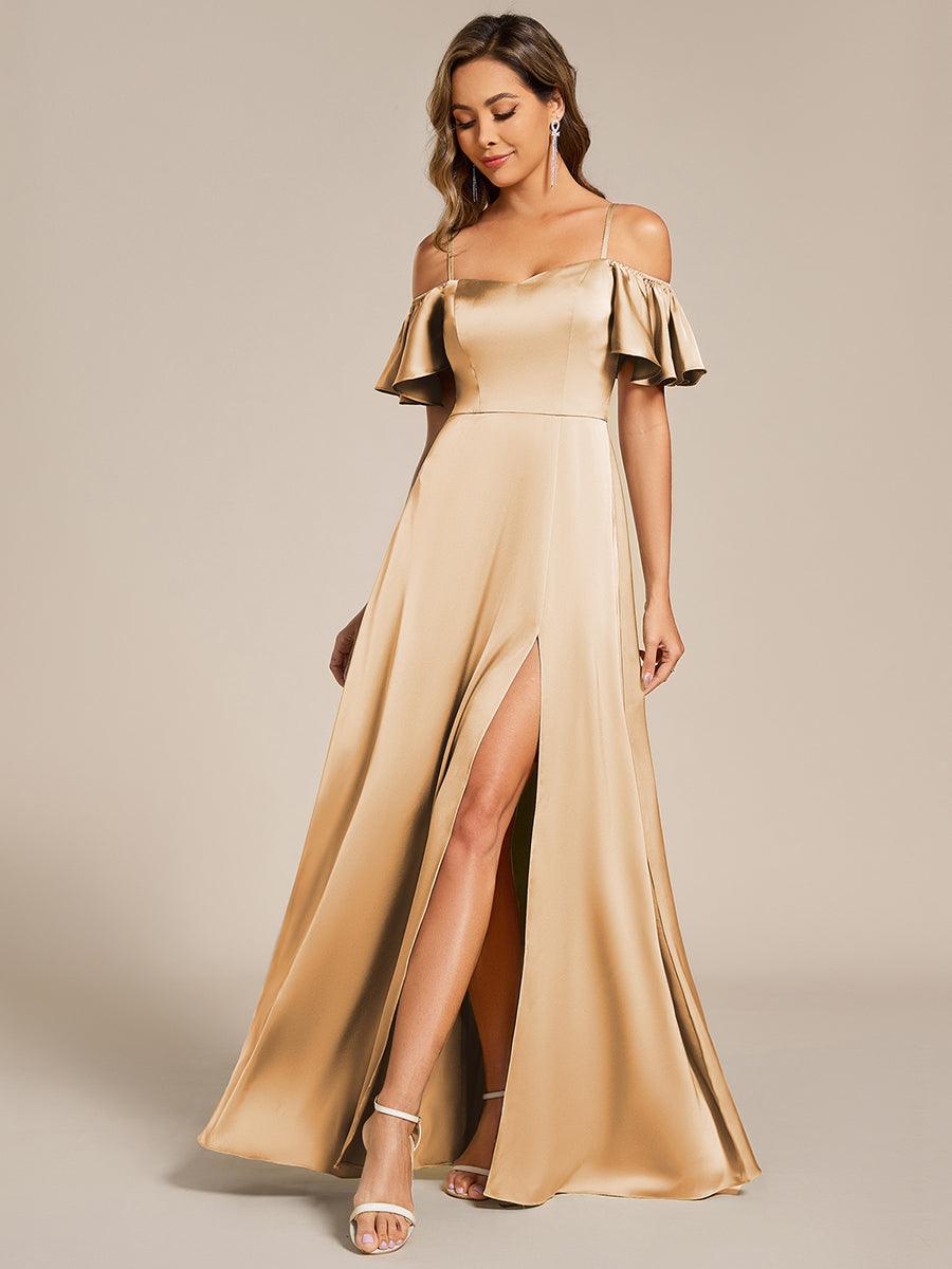 Meilleurs choix de robes de demoiselle d'honneur en satin #Style_ES00437CH