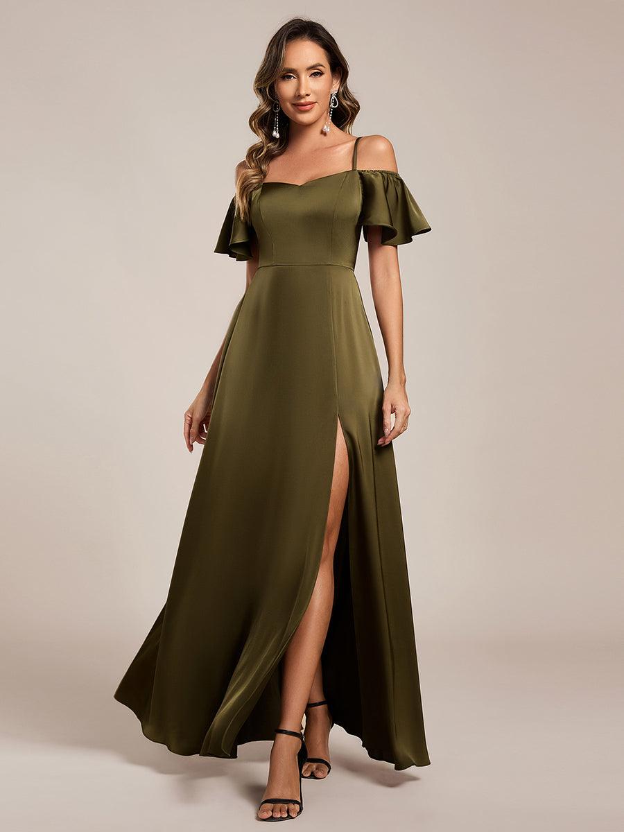 Meilleurs choix de robes de demoiselle d'honneur en satin #Style_ES00437OG